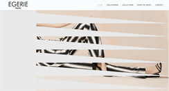 Desktop Screenshot of egerie-paris.com