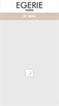 Mobile Screenshot of egerie-paris.com